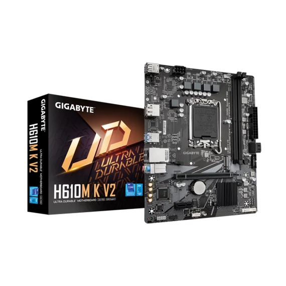 GIGABYTE Alaplap S1700 H610M K V2 INTEL H610, mATX