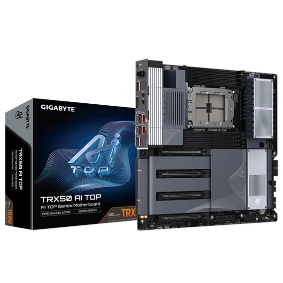 GIGABYTE Alaplap sTR5 TRX50 AI TOP-2B AMD TRX50, E-ATX
