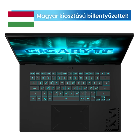 GIGABYTE GAMING A16 3VH 16" WUXGA (165Hz), AMD Ryzen 7 260 (8C/5.1Ghz), 16GB, 1TB SSD, RTX 5060, Magyar billentyű