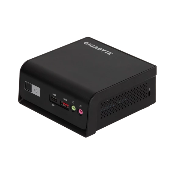 GIGABYTE PC BRIX, Intel N-series N250 3.8GHz, HDMI, 2xDisplayport, LAN, WIFI, BT, 2.5" HDD hely, 3xUSB