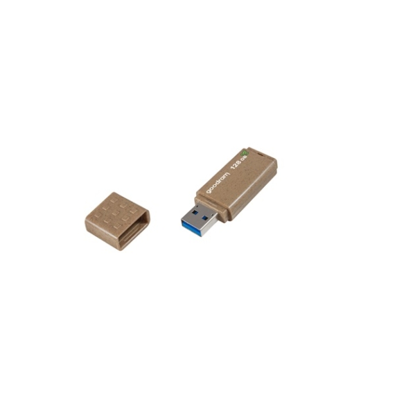GOODRAM Pendrive 128GB, UME3 USB 3.1, ECO Friendly (100%-ban lebombó ház)