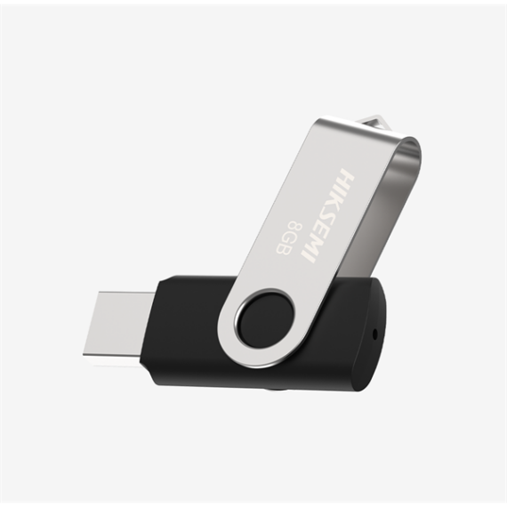 HIKSEMI Pendrive 16GB M200S "Rotary" USB 2.0, Szürke-Fekete (HIKVISION)