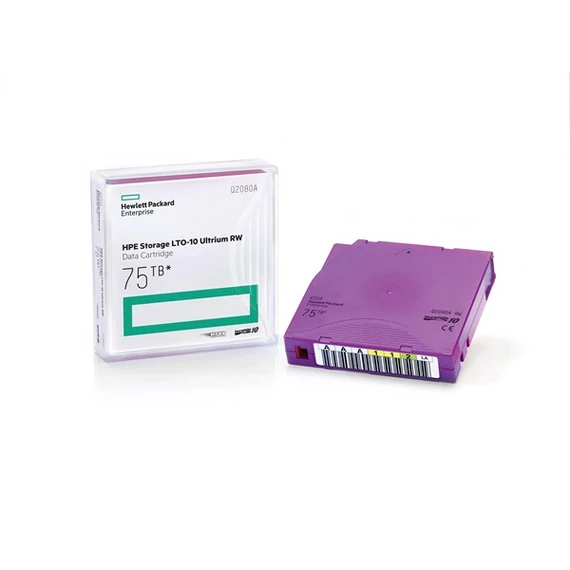 HPE LTO-10 75TB RW Cust Lbl 20 Crtg