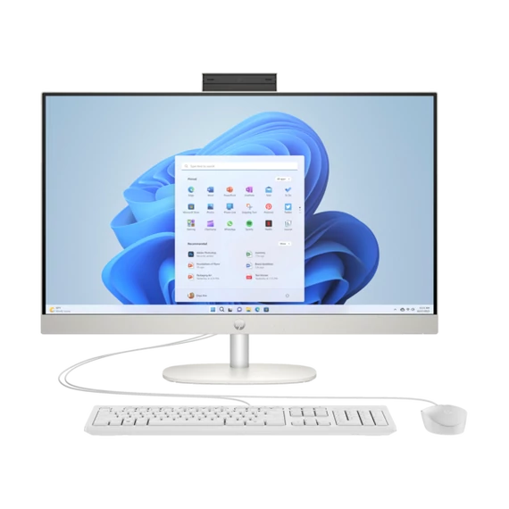 HP AIO 27-cr1001nn 27" FHD AG IPS 300d, Core Ultra5-125U 1.3GHz, 16GB, 512GB SSD, Win 11, fehér