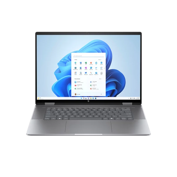 HP Envy x360 16-ad0000nh 16" 3K 2880x1800 OLED 120Hz 400cd Touch, Ryzen5 8640HS 3.5GHz, 16GB, 1TB SSD, Win 11, ezüst