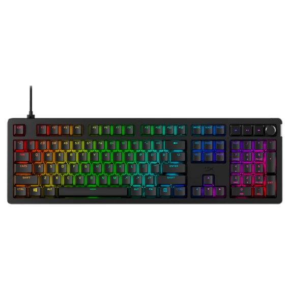 HP HYPERX vezetékes mechanikus gaming billentyűzet Alloy Rise PBT piros switch - amerikai lokalizáció