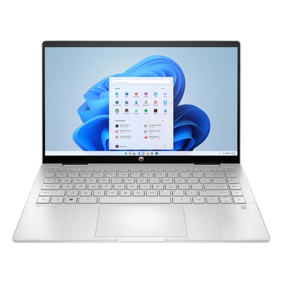 HP Pavilion x360 14-ek2001nh 14" FHD IPS 300cd Touch, Core 5-120U 1.4GHz, 16GB, 512GB SSD, Win 11, ezüst
