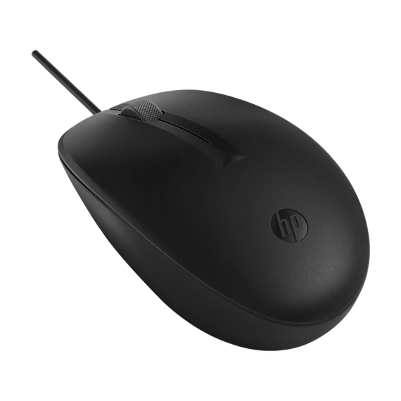 HP vezetékes lézer egér 128 - fekete