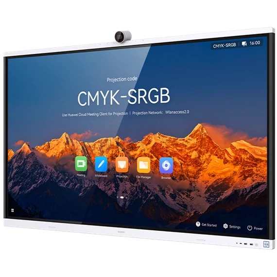Huawei eKit IdeaHub S2 Interaktív kijelző, 65", 4K+CAM, HDMI, USB Type-A/C, Wi-Fi 6, RJ45 - IHS2-65SA