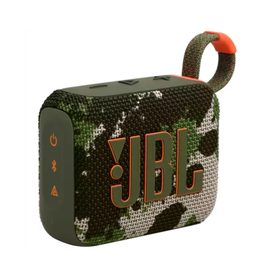 JBL Go 4 hordozható, vízálló, bluetooth hangszóró, vízálló, porálló, IP67, 7 óra üzemidő, terepmintás