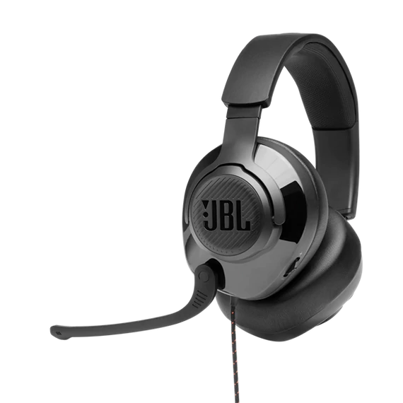 JBL Quantum 200 (Vezetékes, gaming fejhallgató felhajtható mikrofonnal)