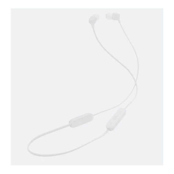 JBL T135BT WHT, vezeték nélküli fülhallgató, fehér, Bluetooth, 16 óra üzrmidő, JBL Pure Bass,