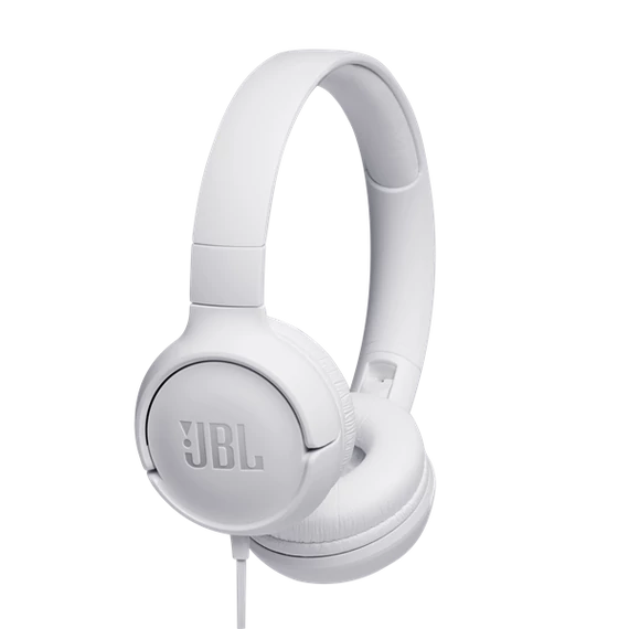 JBL Tune 500 (Vezetékes fejhallgató), Fehér