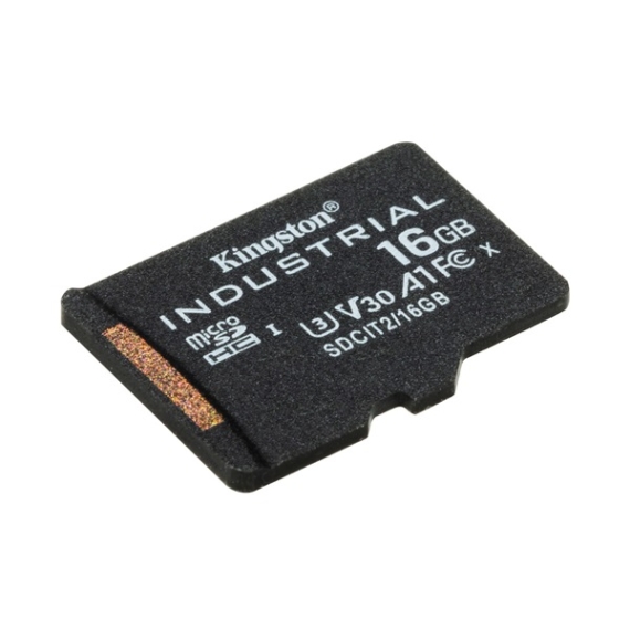KINGSTON Memóriakártya MicroSDHC 16GB Industrial C10 A1 pSLC Adapter nélkül