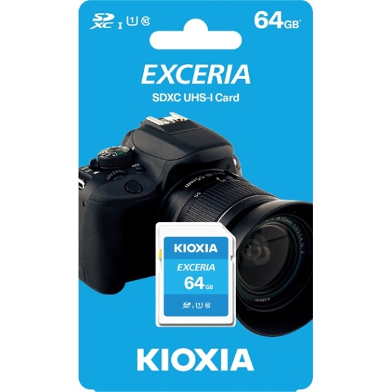 KIOXIA Memóriakártya SDXC 64GB CL10 UHS-I U1 (TOSHIBA)