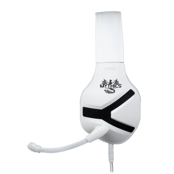 KONIX - MYTHICS PS5 Fejhallgató Nemesis Vezetékes Gaming Stereo Mikrofon, Fehér