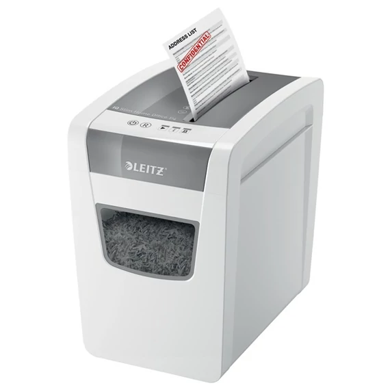 LEITZ Iratmegsemmisítő, konfetti, 10 lap, "IQ Slim Home Office"