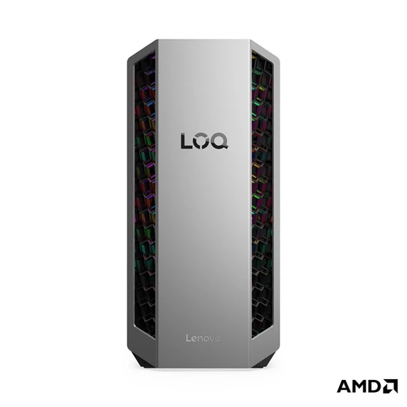 LENOVO LOQ Tower 26ADR10, AMD Ryzen 7 8745HX, 32GB, 1TB, RTX 5070 12GB, NoOS, Luna Grey + Eclipse Black