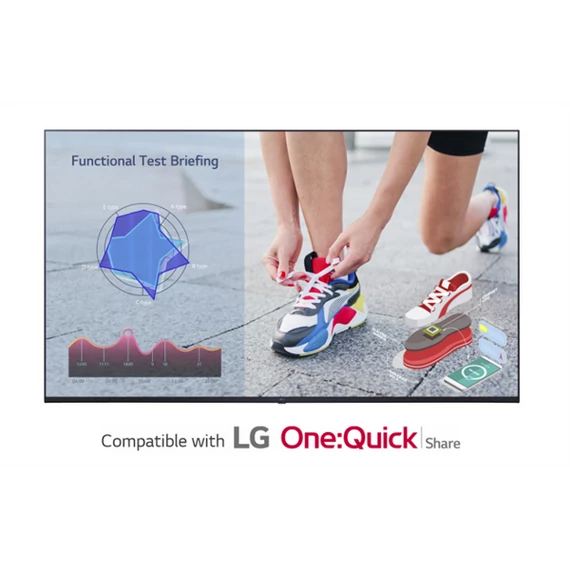 LG 16/7 Signage kijelző 50" 50UL3J, 3840x2160, 400 cd/m2, 3xHDMI/2xUSB/RS-232C/RJ45/Wi-Fi, hangszóró