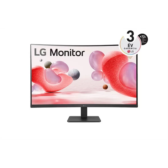 LG Ívelt VA monitor 31.5" 32MR50C-B, 1920x1080, 16:9, 250cd/m2, 5ms, 2xHDMI/VGA