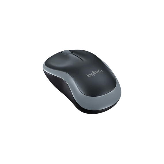 LOGITECH Egér - M185 Vezeték Nélküli Optikai Nano, Szürke