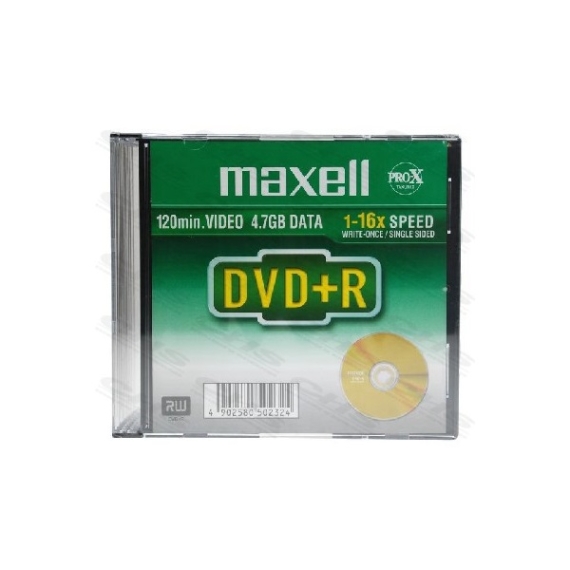 MAXELL DVD lemez +R 4.7GB 16x Slim tok