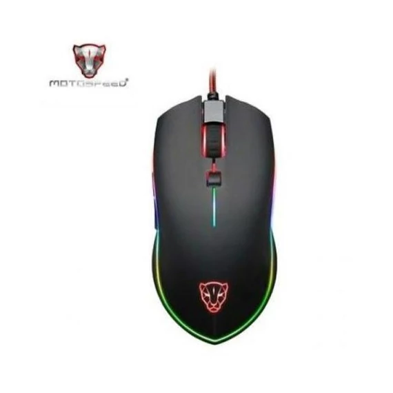 MOTOSPEED Vezetékes egér optikai V40, eSport, A3050 Chip