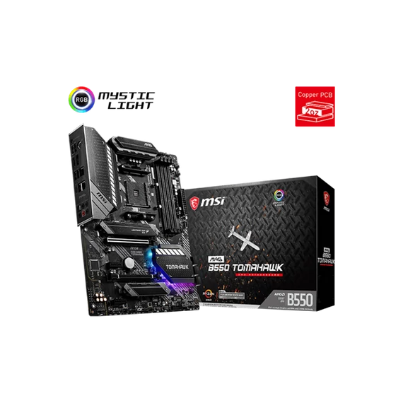 MSI Alaplap AM4 MAG B550 TOMAHAWK AMD B550, ATX