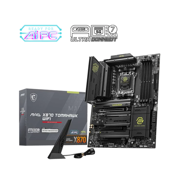 MSI Alaplap AM5 MAG X870 TOMAHAWK WIFI AMD X870, ATX