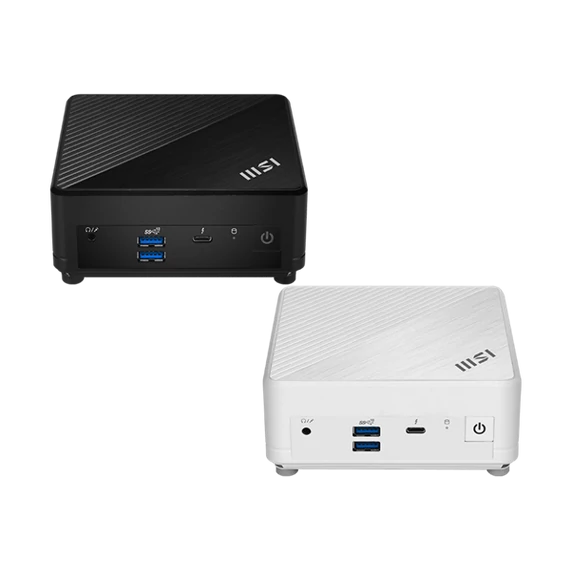 MSI Business DT Cubi 5 12M-407BEU, i3-1215U, Intel UHD, M.2 NVME, 2,5"SATA, 4xUSB, Thunderbolt4, HDMI, DP, 2xRJ45, Black