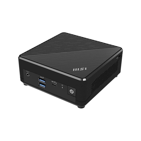 MSI Business DT Cubi N ADL S-225BEU, Intel N100, Intel HD Graphics, M.2 NVME, 4xUSB, USB-C, HDMI, DP, 2xRJ45, Black