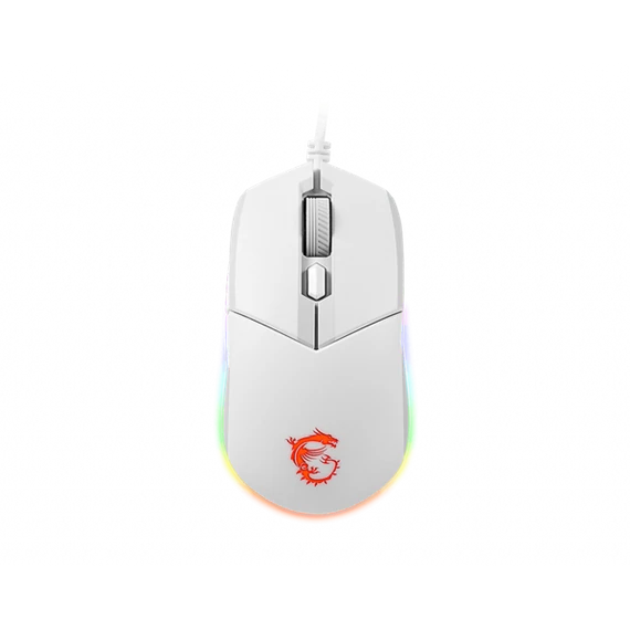 MSI ACCY Clutch GM11 symmetrical design Optical GAMING Wired Mouse, White