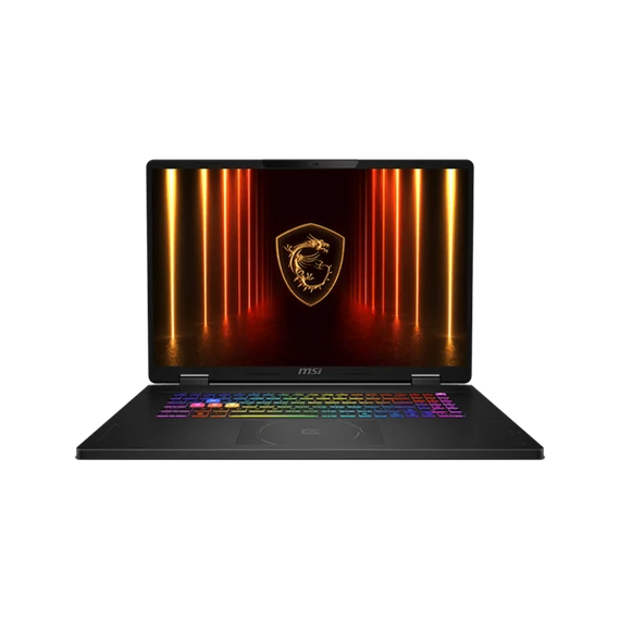 MSI Gaming NB Crosshair A18 HX A8WGKG 18" QHD+, Ryzen 9 8945HX, 32GB, 1TB, RTX 5070  8GB, NoOS, Fekete
