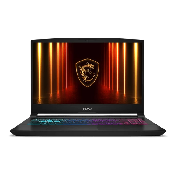 MSI Gaming NB Katana 15 HX B14WEK-443, 15.6" QHD 165Hz, i5-14450HX, 16GB (2x8), 1TB M.2, RTX 5050 8GB, noOS, Fekete
