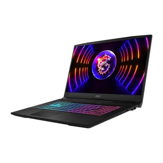 MSI Gaming NB Katana 17 B13VFK-1468, 17,3" QHD 165Hz, i7-13620H, 16GB, 512GB M.2, RTX 4060 8GB, noOS, Fekete