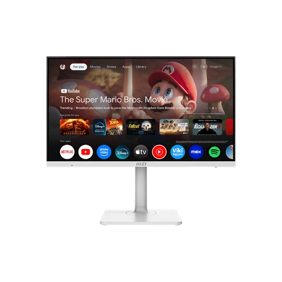 MSI Monitor Business Modern MD272UPSW 27" UHD, 3840x2160, 60Hz, IPS, 4ms, HDMI, DP, USB-C, White - SMART