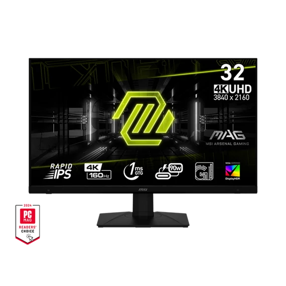 MSI Monitor GAMING MAG 322URDF E16 32" UHD, 3840x2160, 320/160Hz IPS, 440cd/m2, 1 ms, HDMI, DP, USB-C, Black