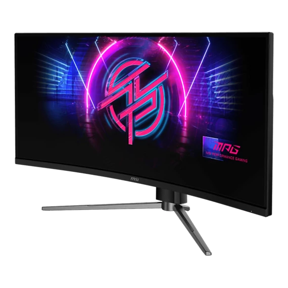 MSI Monitor GAMING MPG 346CQRF X24 Ívelt 34" UWQHD, 3440x1440, 240Hz RapidVA 21:9, 400cd/m2, 1 ms, 2x HDMI, DP, USB-C