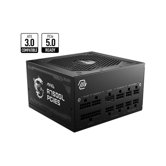 MSI Tápegység 750W 80+ Gold moduláris, Gen 5.0