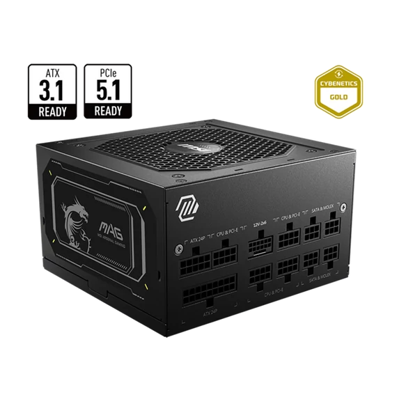 MSI Tápegység 750W 80+ Gold moduláris, Gen 5.0 V2