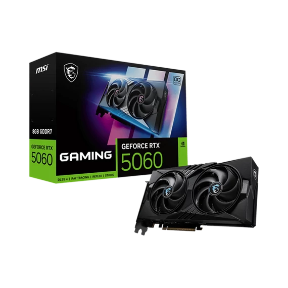 MSI Videokártya PCI-Ex16x nVIDIA RTX 5060 GAMING 8GB DDR7 OC