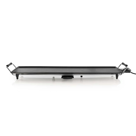 Nedis FCTE110EBK90 Teppanyaki látvány grillsütő, 1800W, szabályozható hőmérséklet, csepptálca