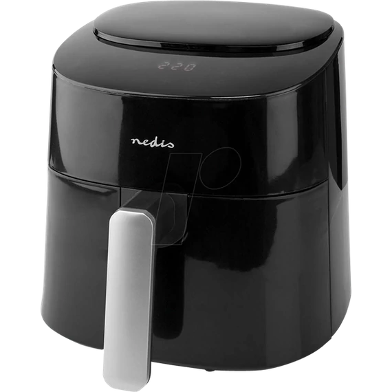 Nedis KAAF160BK forrólevegős sütő, űrtartalom: 4,2 L, időzítő: 240 perc, digitális, teljesítmény: 1500W, 8 programos