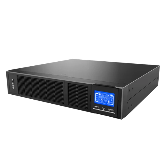 NJOY Szünetmentes Balder 1000, 1000VA, 1000W, Online rack (2U), LCD display