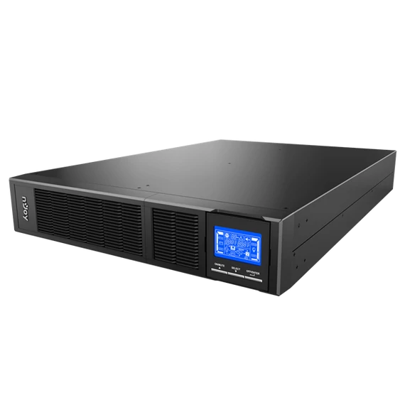 NJOY Szünetmentes Balder 2000, 2000VA, 2000W, Online rack (2U), LCD display