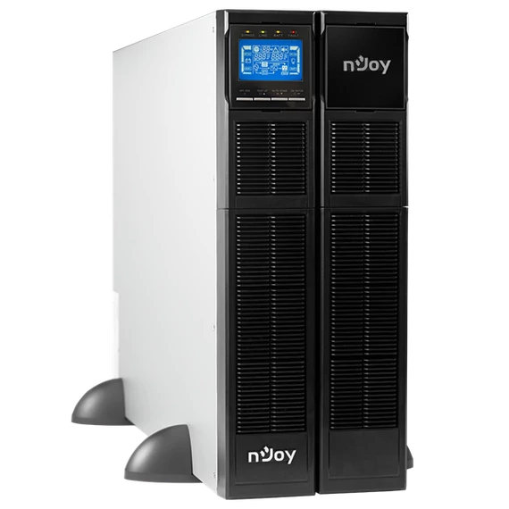 NJOY Szünetmentes Balder 6000, 6000VA, 6000W, Online rack (2U), LCD display (2U Baterry Pack)