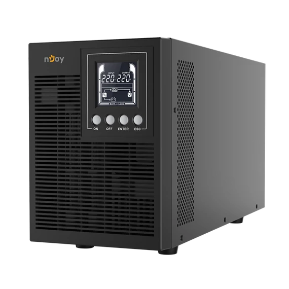 NJOY Szünetmentes ECHO PRO 2000, 2000VA, 1600W, Online, LCD display