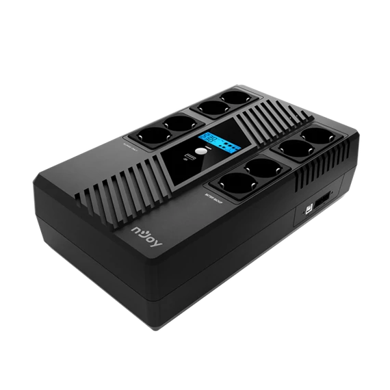 NJOY Szünetmentes Token 800, 600VA, 360W, Line-Interactive, USB