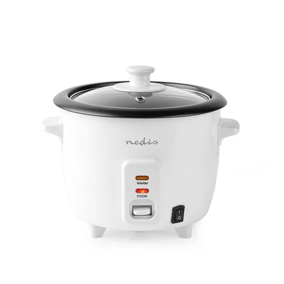 Nedis KARC06WT rizsfőző, 0,6 liter, 600W, tapadásmentes bevonat