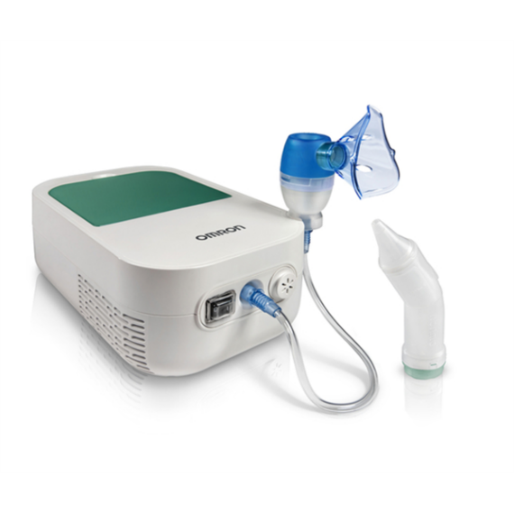 OMRON DuoBaby 2in1 Kompresszoros inhalátor orrszívóval, csecsemő, alsó és felső légzőszervi megbetegedésekhez
